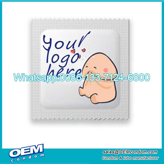 OEM square foil bulk male condom supplier