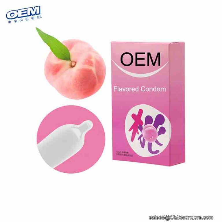 Different types of flavored condom factory