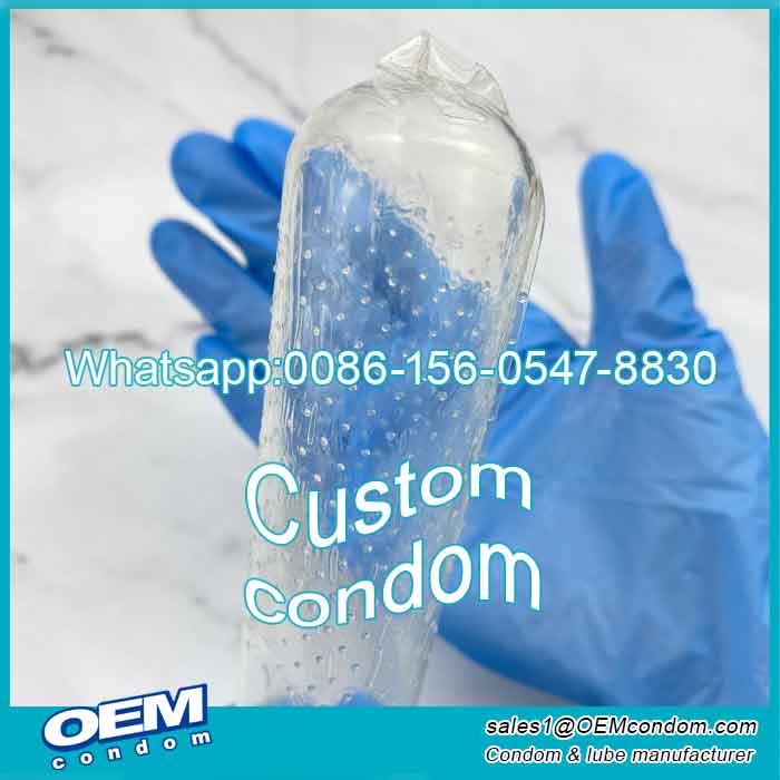 wholesale your condoms brand condom with spot and point