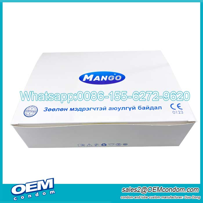 144/display box MANGO condom