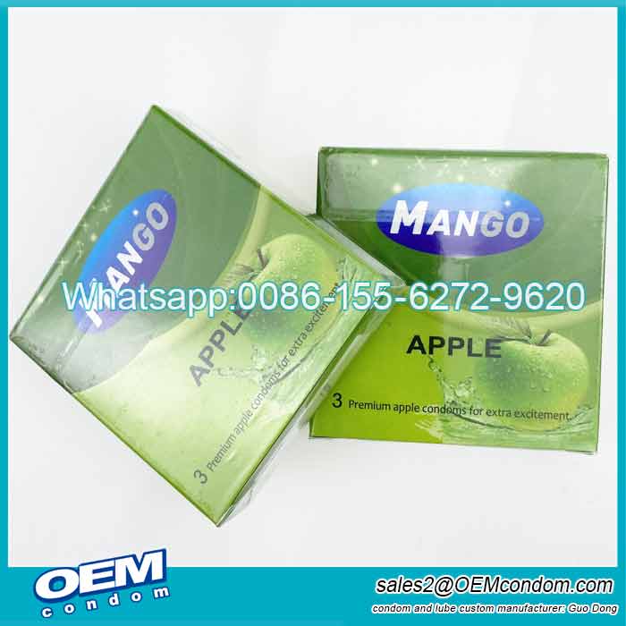 Mango brand apple flavor condom