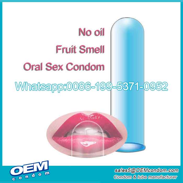 Custom flavored tongue Condom For Oral Sex