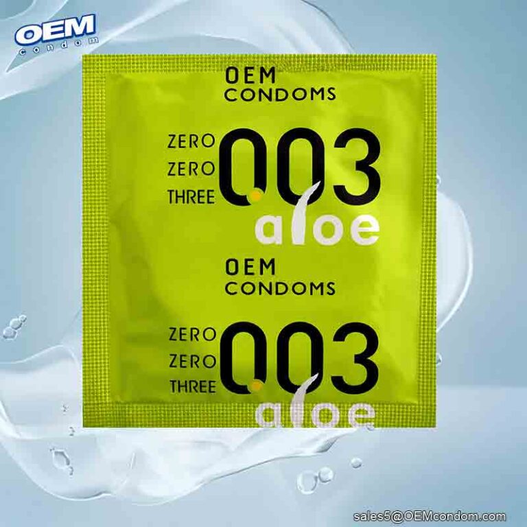 OEM flavored hyaluronic acid ultra thin condom